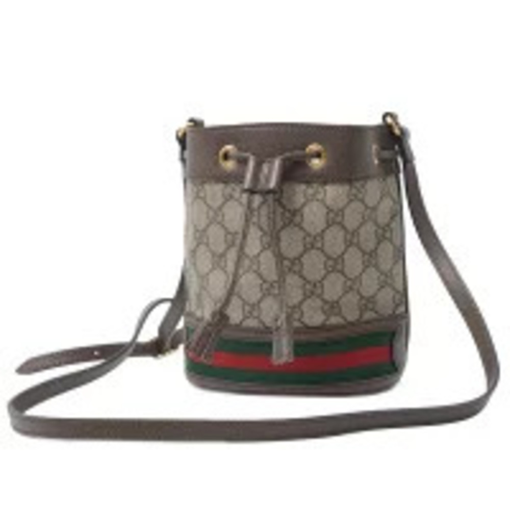 Gucci GG Supreme Bucket Bag Leather